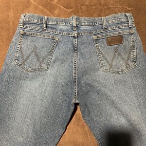 Wrangler Blue Denim Work Jeans